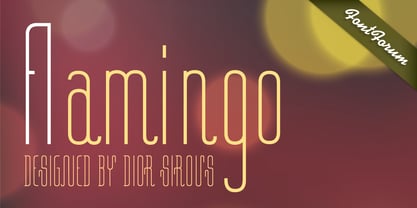 Flamingo Font Poster 1