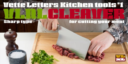 VLNL Cleaver Font Poster 4