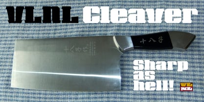 VLNL Cleaver Font Poster 2