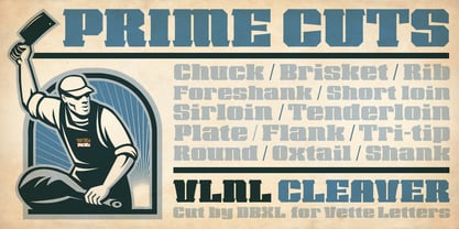 VLNL Cleaver Font Poster 5