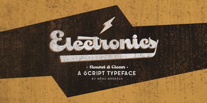Electronics Font Poster 1