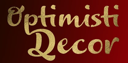 Optimisti Font Poster 1