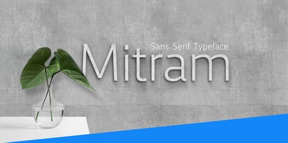 Mitram Font Poster 1