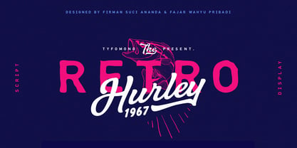 Hurley 1967 Font Poster 1