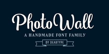 PhotoWall Font Poster 1