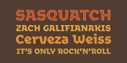 Rocher Font Poster 7