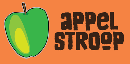 Appelstroop Font Poster 1