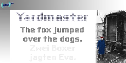 Yardmaster Font Poster 1