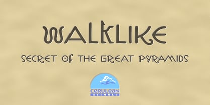 Walklike Font Poster 1