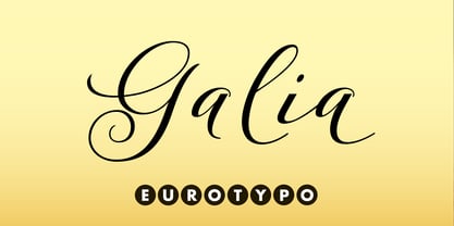 Galia Font Poster 1