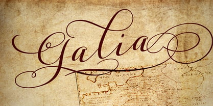Galia Font Poster 2
