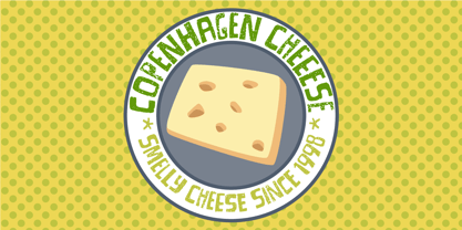 Spiced Cheese Font Poster 3