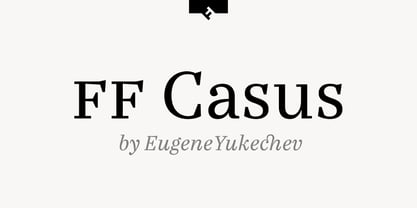 FF Casus Font Poster 1