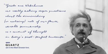 Albert Einstein Fuente Póster 8