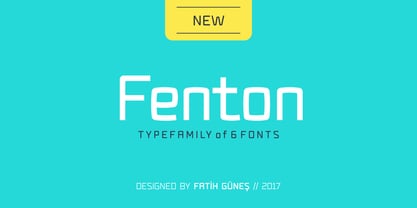 Fenton Font Poster 1