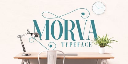 MORVA Font Poster 1