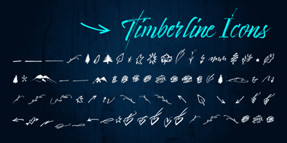 Timberline Font Poster 4