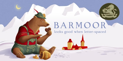Barmoor Font Poster 4