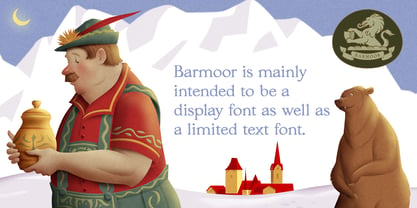 Barmoor Font Poster 3