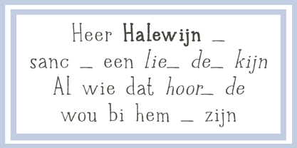 Halewyn Font Poster 6