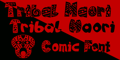 TribalMaori Font Poster 1