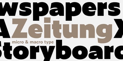 Zeitung Pro Font Poster 1