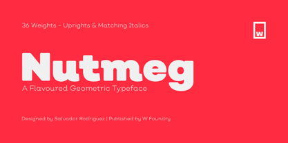 Nutmeg Font Poster 1