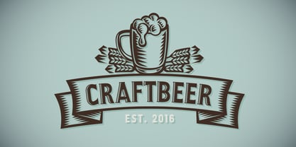 Craft Beer Font Poster 4