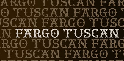 Fargo Tuscan Font Poster 6