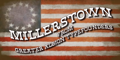 Millerstown Font Poster 2