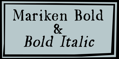 Mariken Font Poster 6