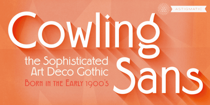 Cowling Sans AOE Font Poster 1