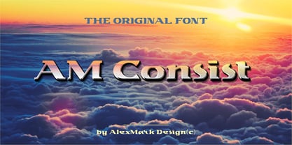 AM Consist Font Poster 1
