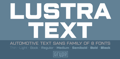 Lustra Text Font Poster 1