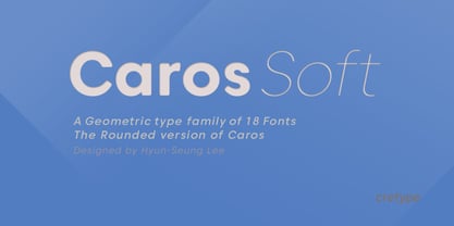 Caros Soft Font Poster 1