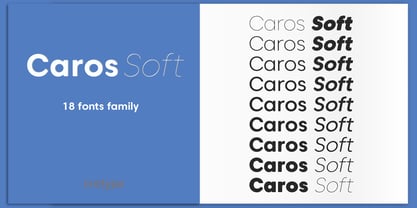 Caros Soft Font Poster 3