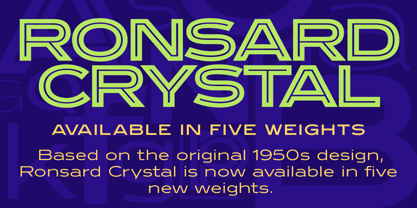 Ronsard Crystal Font Poster 6
