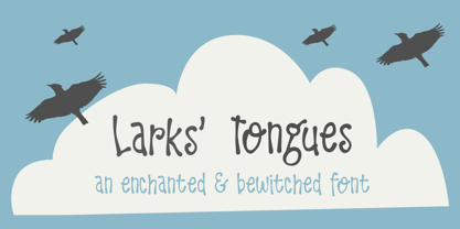 Larks Tongues Font Poster 1