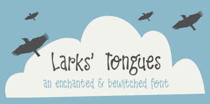 Larks Tongues Fuente Póster 1