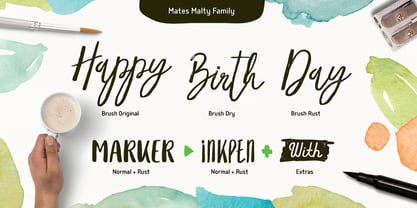 Mates Malty Font Poster 4