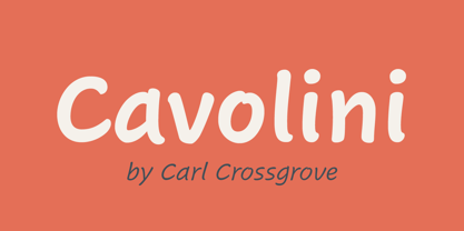 Cavolini Font Poster 1
