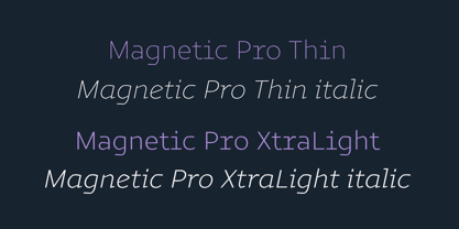 Magnetic Pro Font Poster 6