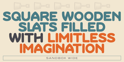 Sandbox Font Poster 7