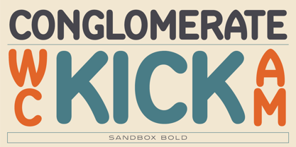 Sandbox Font Poster 4