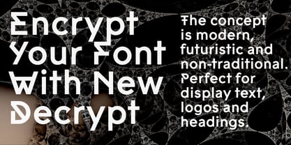 Decrypt H1 Font Poster 4
