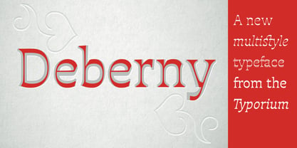 Deberny Font Poster 1