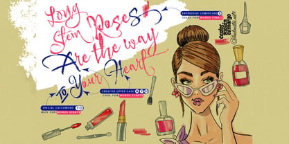 Makeup Font Poster 5