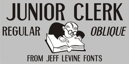 Junior Clerk JNL Font Poster 1