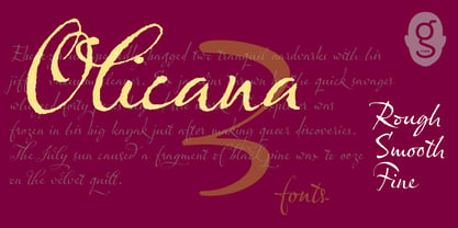 Olicana Font Poster 4