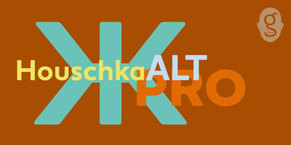 Houschka Alt Pro Font Poster 6